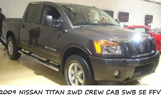2009 NISSAN TITAN 2WD CREW CAB SWB SE FFV